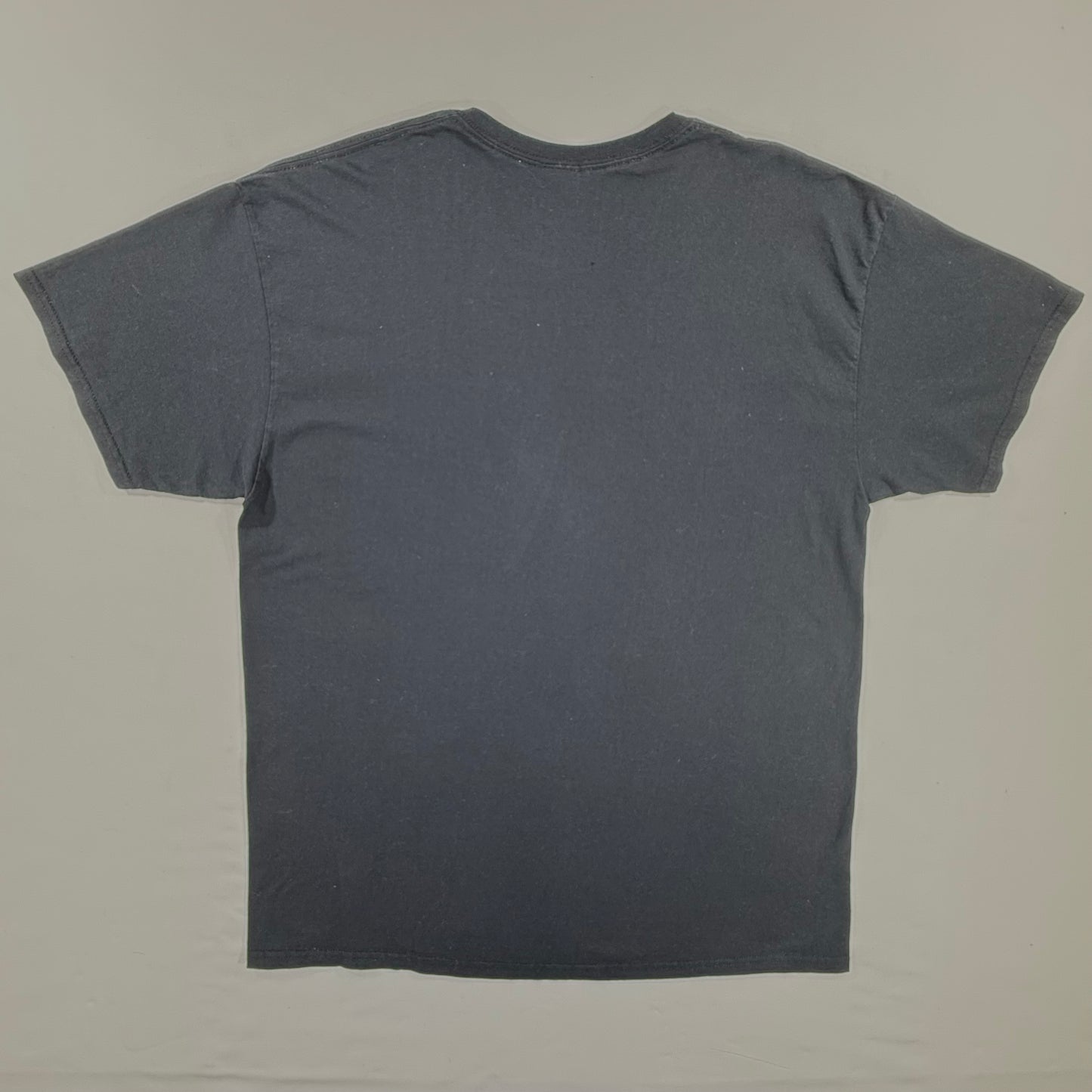 Vintage Fruit of The Loom Y2K Grim Reaper with Scythe Graphic Black T-shirt size XL Back