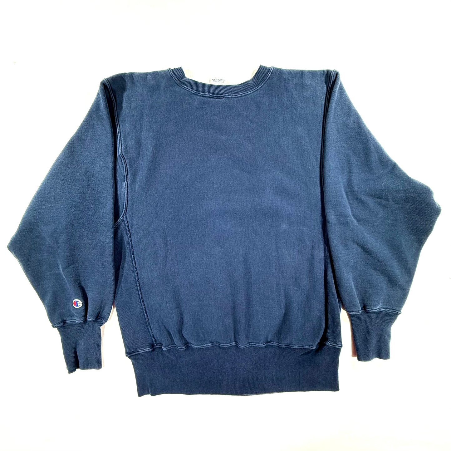 Vintage Champion Reverse Weave 90s Tufts University Crewneck Sweatshirt Navy Blue Size M