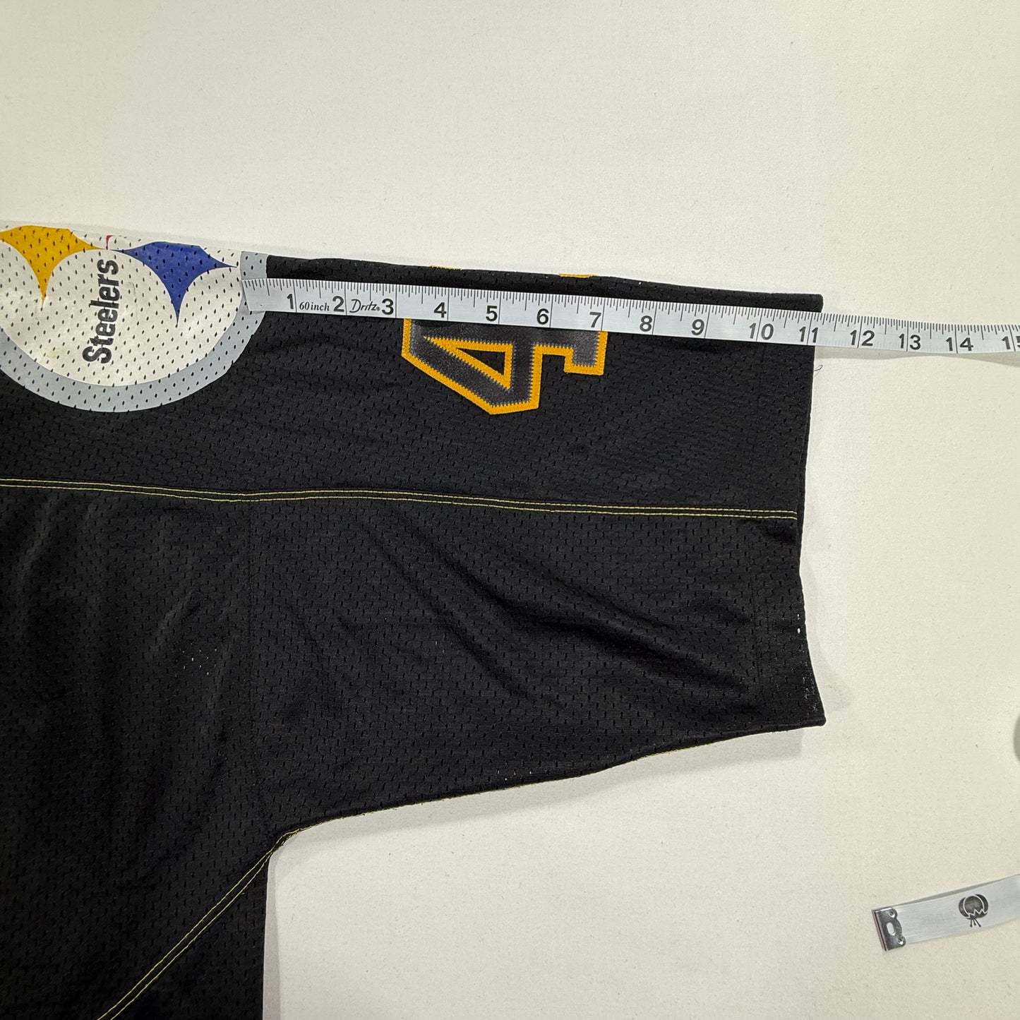 NFL Team Apparel Polamalu 43 Pittsburgh Steelers Black Jersey Size L