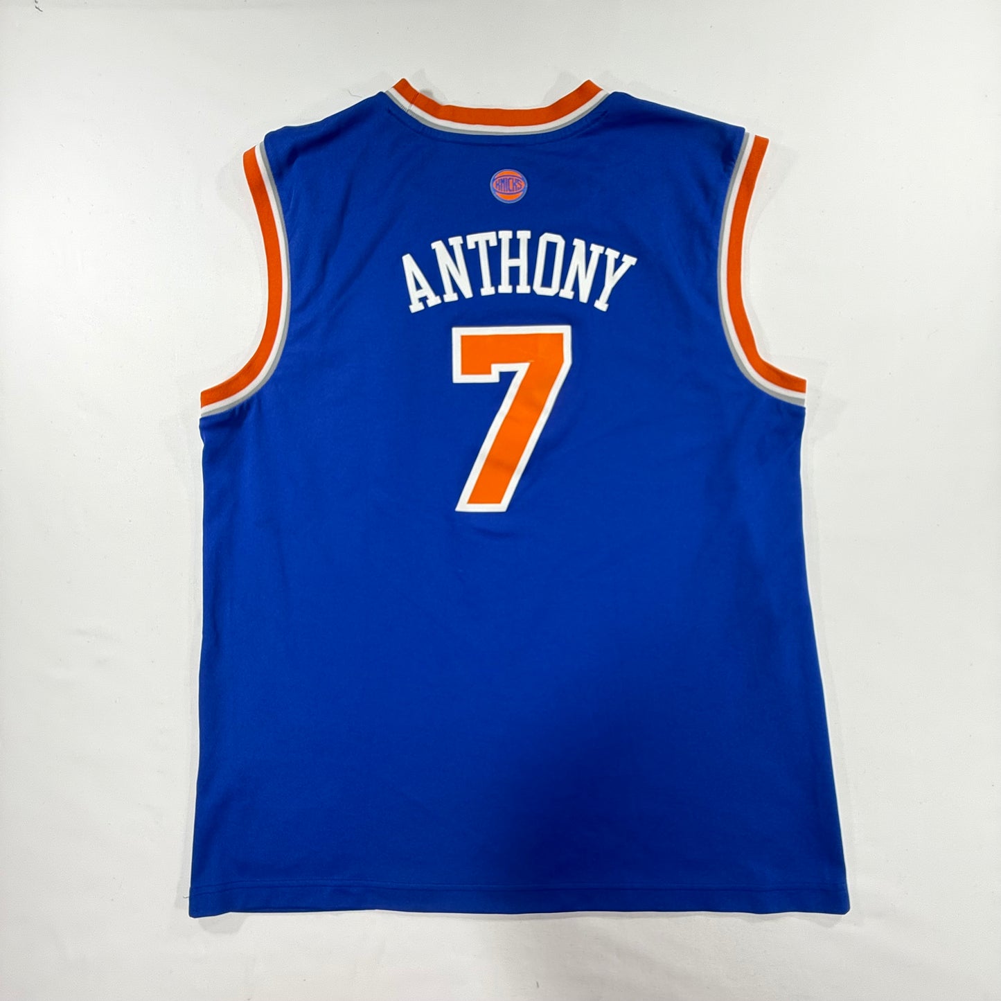 Adidas New York Knicks Carmelo Anthony # 7 NBA Basketball Jersey Size L