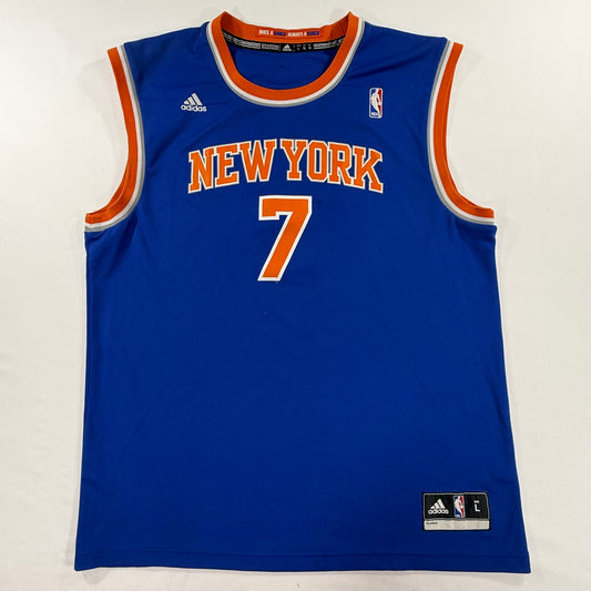 Adidas New York Knicks Carmelo Anthony # 7 NBA Basketball Jersey Size L