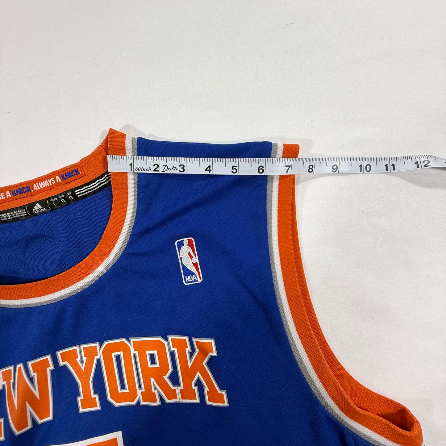 Adidas New York Knicks Carmelo Anthony # 7 NBA Basketball Jersey Size L