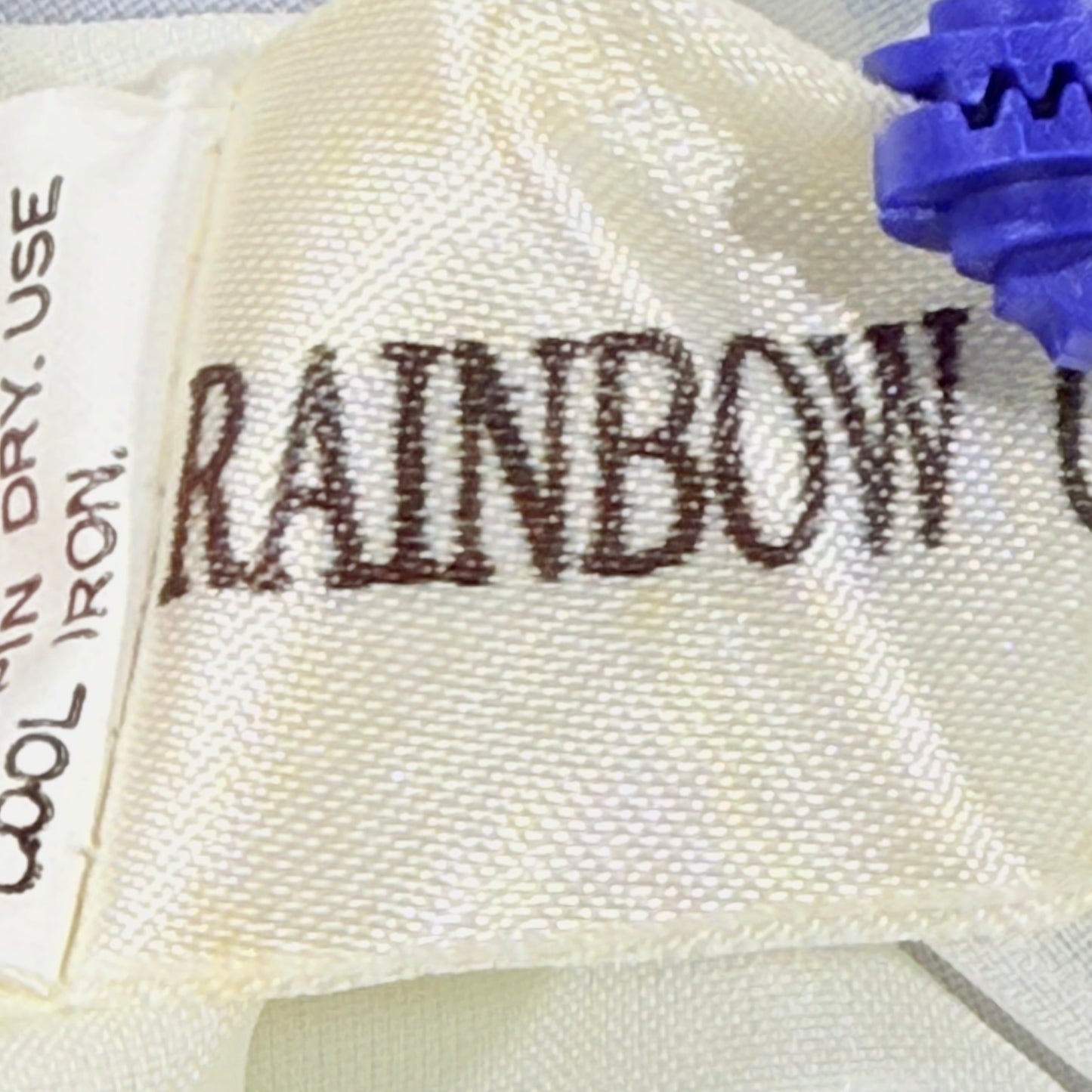 RAINBOW COLLECTION label tag
