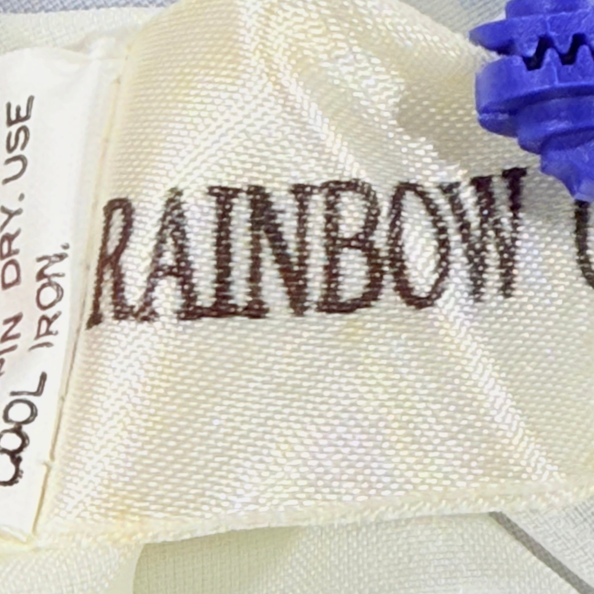 RAINBOW COLLECTION label tag