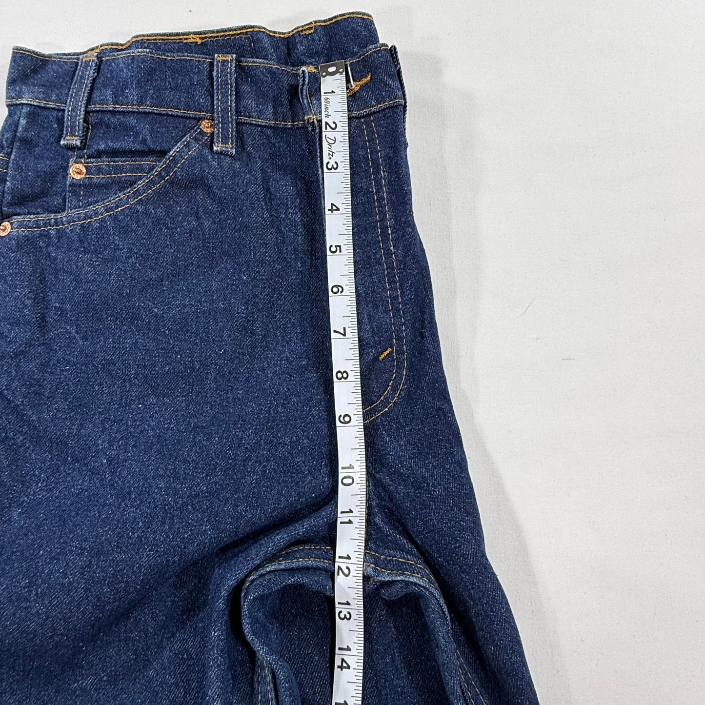Vintage Levi's 517 Orange Tab Bootcut Jeans 70s 90s Blue Size W33 L30