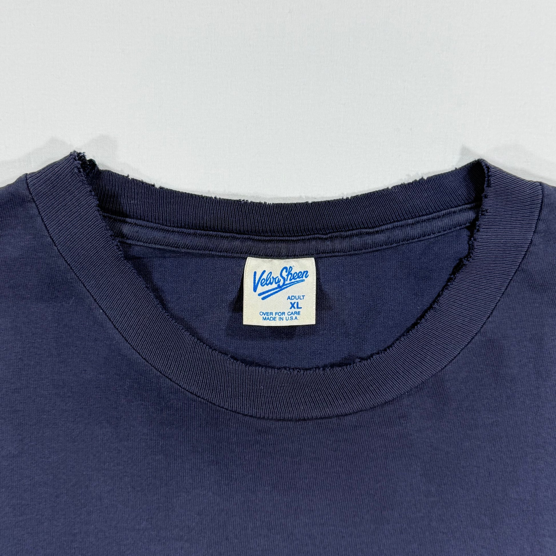 Worn out collar and label tag