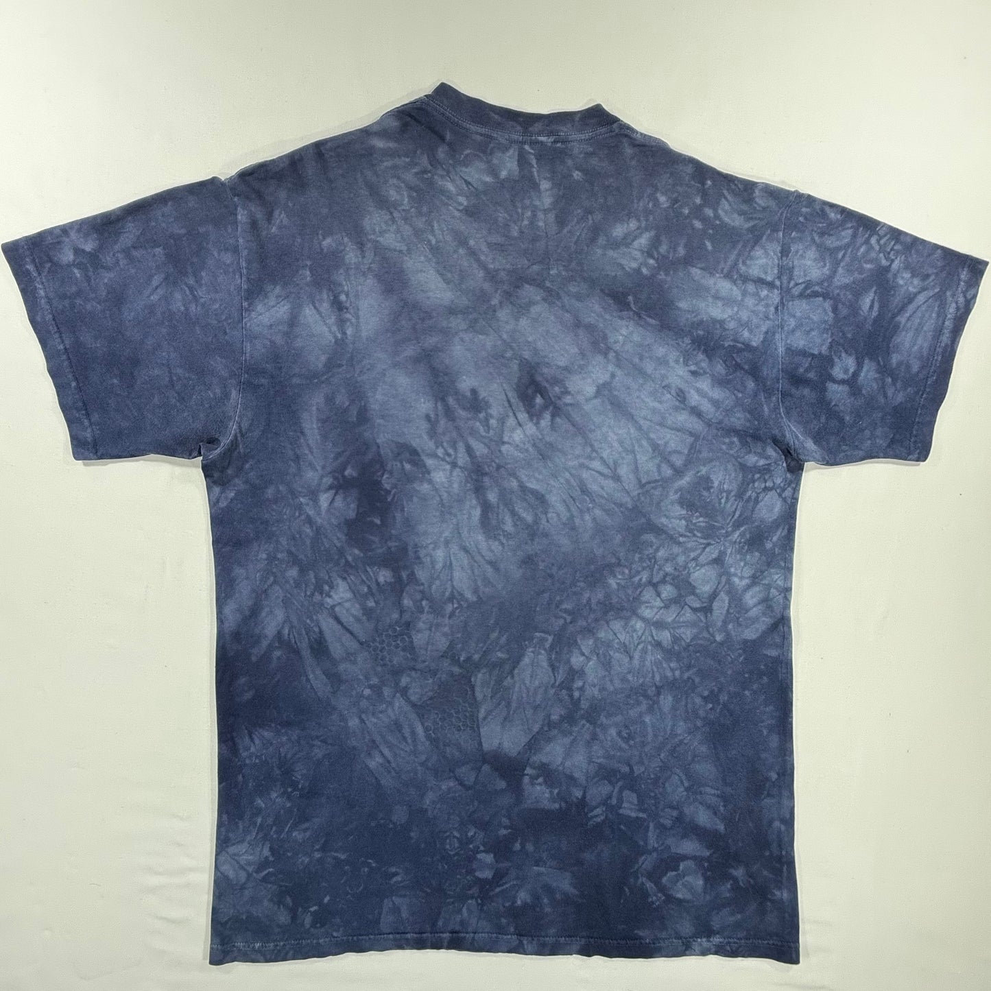 Vintage The Mountain Y2K Washed Blue Round neck American Eagle Graphic T- shirt Size L Back