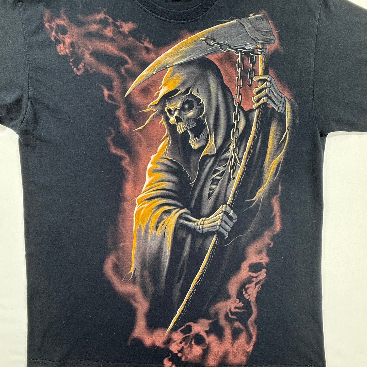 Grim Reaper holding a Scythe Graphic Print Front 
